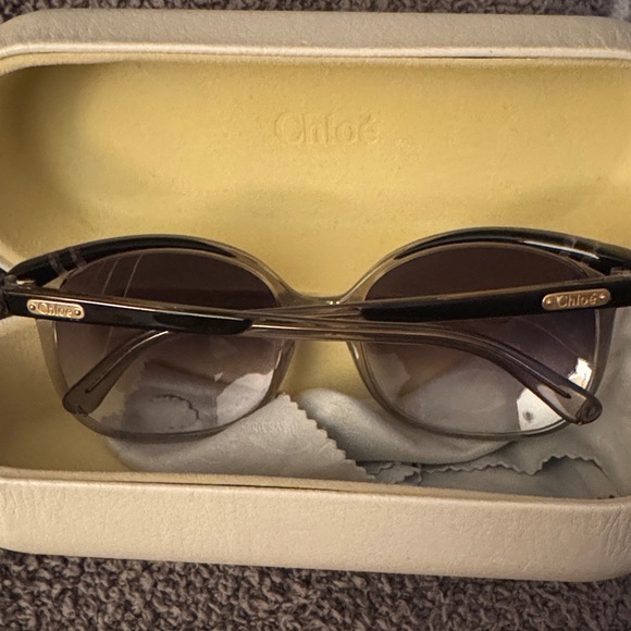 Chloe Black and Gray Gradient Sunglasses - Picture 2 of 3